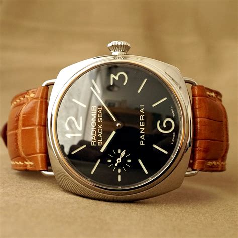 panerai black seal 183|radiomir panerai price.